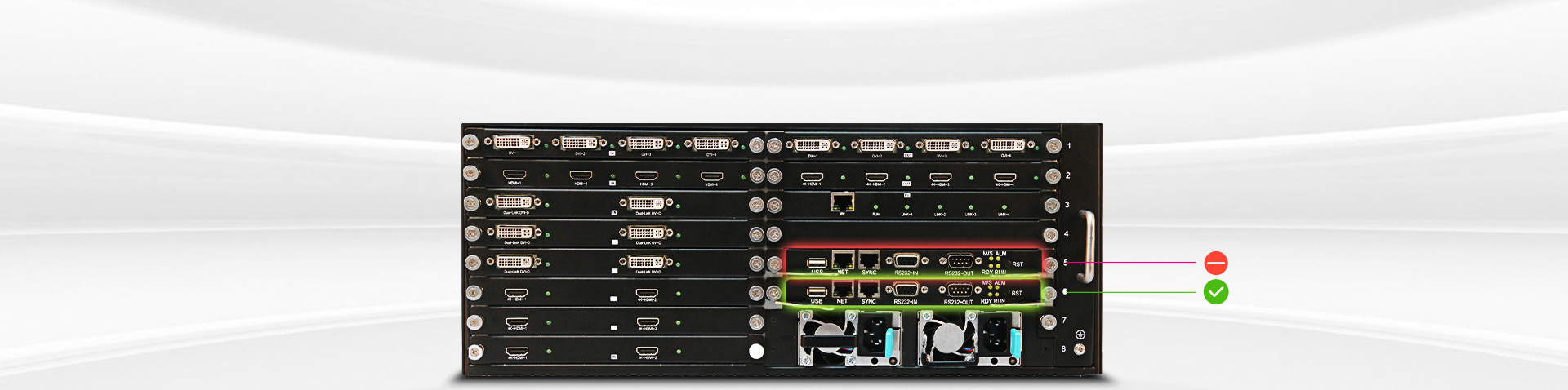 Контроллер видеостены DigiBird DB-VWC2-M4-FR3K